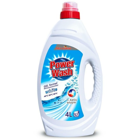 Power Wash żel do prania White 4L 92 prania
