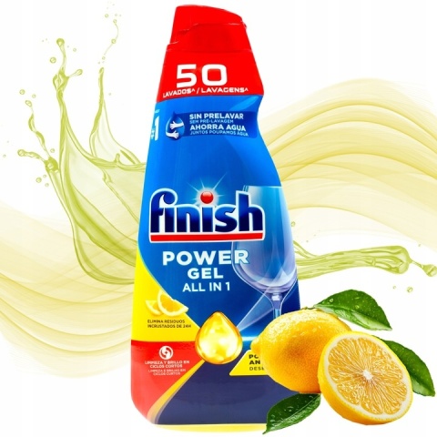 Finish All In One Power Gel żel do zmywarki zestaw mix zapachów 3 x 1 l (150 myć)