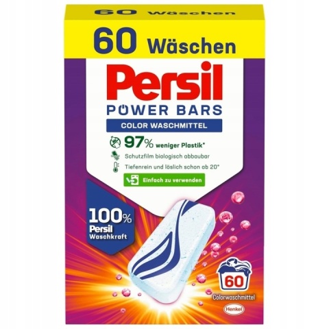 Persil Power Bars Color tabletki do prania kolorów 60 sztuk