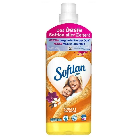 Softlan płyn do płukania Wanilia i orchidea 1 L 45 płukań