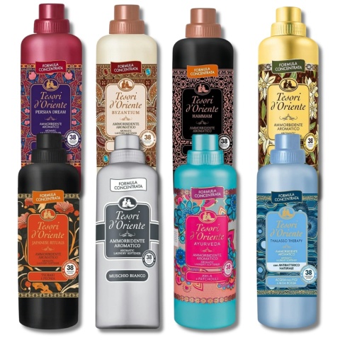 Tesori d’Oriente zestaw płynów do płukania 304 płukania (760 ml x 8)