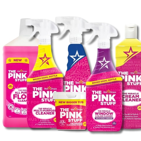 The Pink Stuff zestaw czyszczący 6w1 komplet do domu i ogrodu