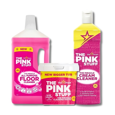The Pink Stuff zestaw czyszczący 6w1 komplet do domu i ogrodu