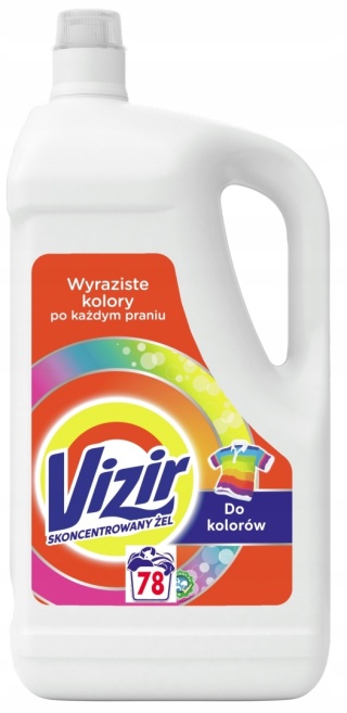 Vizir Color żel do prania kolorów 3,9L 78 prań skoncentrowany płyn
