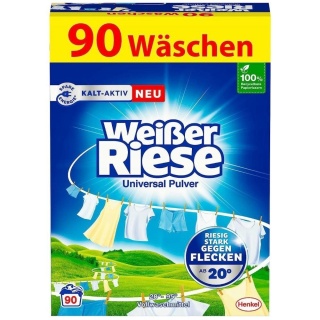 Weisser Riese zestaw proszków do prania (2x4,5 kg) 180 prań uniwersalny + kolor