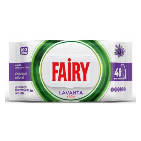Zestaw chusteczek czyszczących Fairy 3w1 300 sztuk Lavender + Lemon + Lily