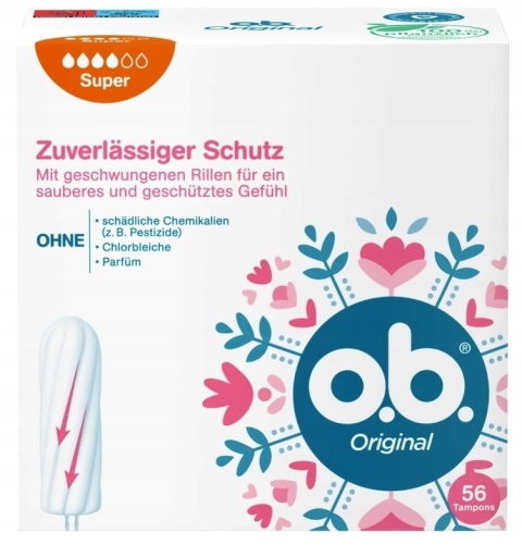 o.b. Original Super tampony 56 szt