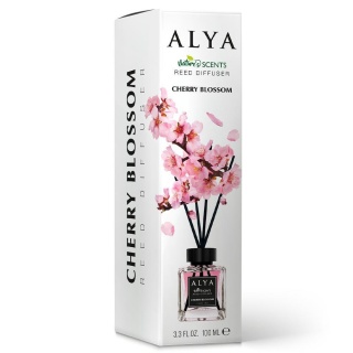 Alya Nature’s Scents Cherry Blossom patyczki zapachowe do domu 100 ml