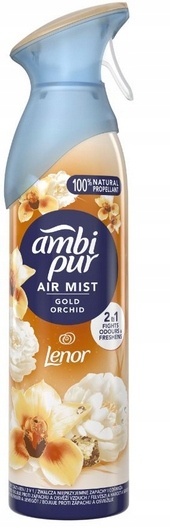 Ambi Pur Air Mist Gold Orchid odświeżacz powietrza w sprayu 185 ml