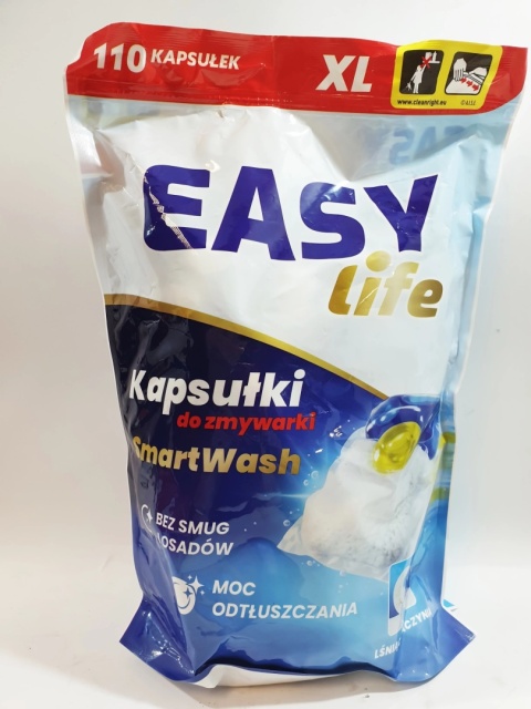 Easy Life SmartWash XL kapsułki do zmywarki 110 sztuk