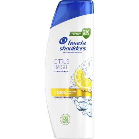 Head & Shoulders Citrus Fresh szampon przeciwłupieżowy do włosów przetłuszczających się 400 ml