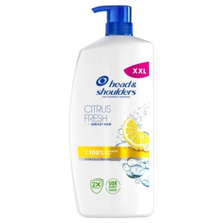 Head & Shoulders Citrus Fresh szampon przeciwłupieżowy do włosów przetłuszczających się 800 ml z pompką