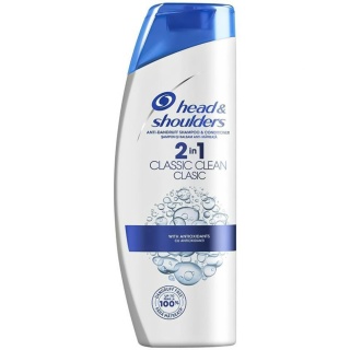 Head & Shoulders Classic Clean 2w1 szampon przeciwłupieżowy z odżywką 400 ml
