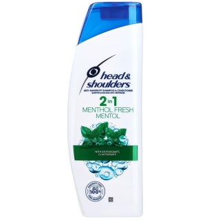 Head & Shoulders Menthol Fresh 2w1 szampon przeciwłupieżowy z odżywką 400 ml