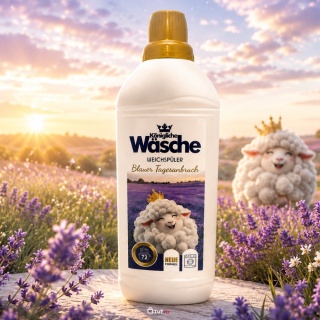 Königliche Wäsche Blauer Tagesanbruch płyn do płukania tkanin 1,8 l 72 płukania