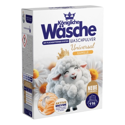 Königliche Wäsche Proszek do prania uniwersalny 7 kg – 100 prań