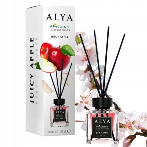 Alya Nature’s Scents Juicy Apple patyczki zapachowe Soczyste Jabłko 100 ml