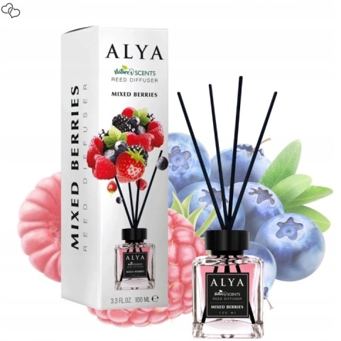 Alya Nature’s Scents Mixed Berries patyczki zapachowe Owoce Leśne 100 ml