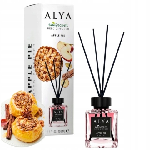 Alya Nature’s Scents Apple Pie patyczki zapachowe Szarlotka 100 ml