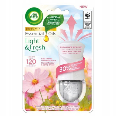AIR WICK ŁĄKA KWIETNA ELEKTRYCZNY ODŚWIEŻACZ POW.KOMPLET Z WKŁADEM 19ML AIR WICK ŁĄKA KWIETNA ELEKTRYCZNY ODŚWIEŻACZ POW.KOMPLET Z WKŁADEM 19ML
