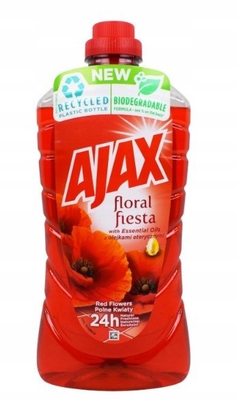 Ajax Polne kwiaty płyn uniwersalny do podłóg 1000ml Floral Fiesta