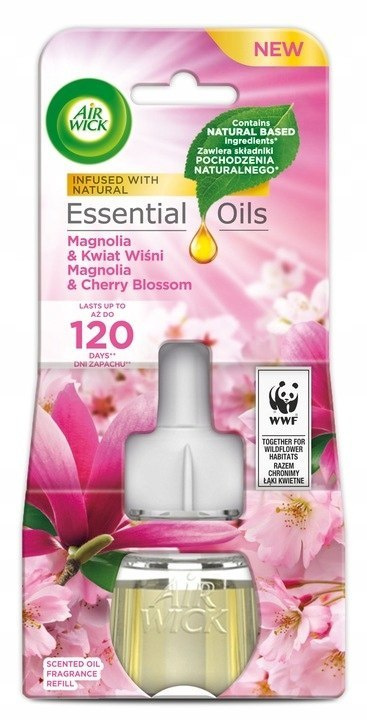 Air Wick Elektryczny Odświeżacz Powietrza Wiśnia i Magnolia Wkład 19 ml Air Wick Elektryczny Odświeżacz Powietrza Wiśnia i Magnolia Wkład 19 ml