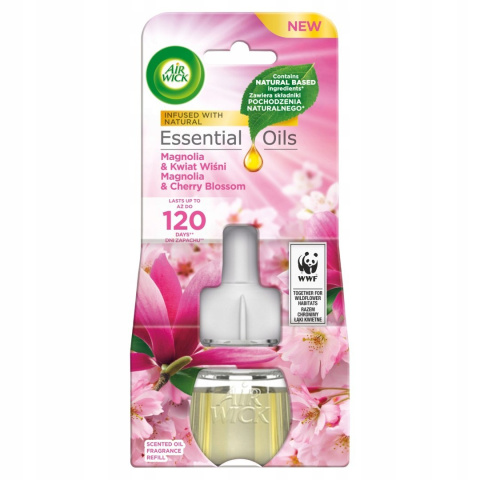 Air Wick Elektryczny Odświeżacz Powietrza Wiśnia i Magnolia Wkład 19 ml Air Wick Elektryczny Odświeżacz Powietrza Wiśnia i Magnolia Wkład 19 ml