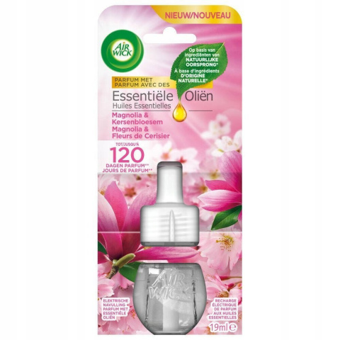 Air Wick Elektryczny Odświeżacz Powietrza Wiśnia i Magnolia Wkład 19 ml Air Wick Elektryczny Odświeżacz Powietrza Wiśnia i Magnolia Wkład 19 ml