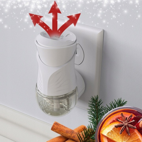 Air Wick Elektryczny Odświeżacz Powietrza Zapach Grzane Wino Wkład 19 ml