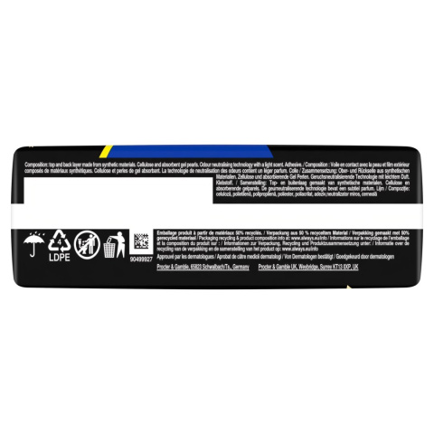 Always Ultra Podpaski Secure Night Extra (rozmiar 5) ze skrzydełkami x64