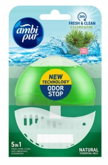 Ambi Pur Tea Tree & Pine Zawieszka WC 55 ml Ambi Pur Tea Tree & Pine Zawieszka WC 55 ml
