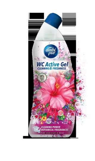 AMBI PUR Żel do WC Hibicius Rose Różowy 750 ml