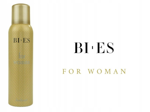 BI-ES dezodorant damski FOR WOMAN spray 150 ml BI-ES dezodorant damski FOR WOMAN spray 150 ml