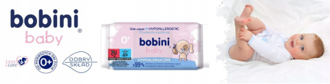 BOBINI CHUSTECZKI NAWILŻANE DLA DZIECI 14 x 60 SZTUK MOKRE HYPOALERGICZNE