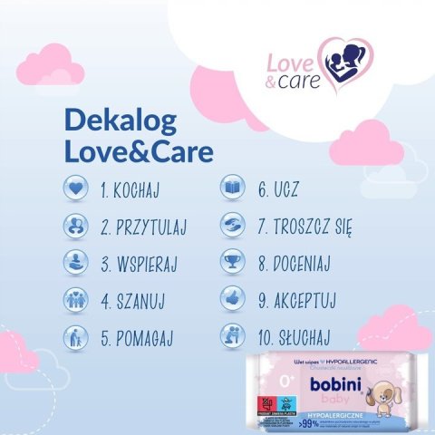 BOBINI CHUSTECZKI NAWILŻANE DLA DZIECI 14 x 60 SZTUK MOKRE HYPOALERGICZNE