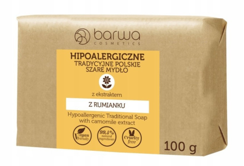 Barwa, Mydło z ekstraktem z rumianku, 100g Barwa, Mydło z ekstraktem z rumianku, 100g