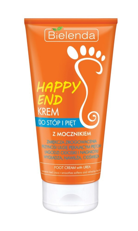 Bielenda Happy End Krem do stóp i pięt z mocznikiem 125 ml Bielenda Happy End Krem do stóp i pięt z mocznikiem 125 ml