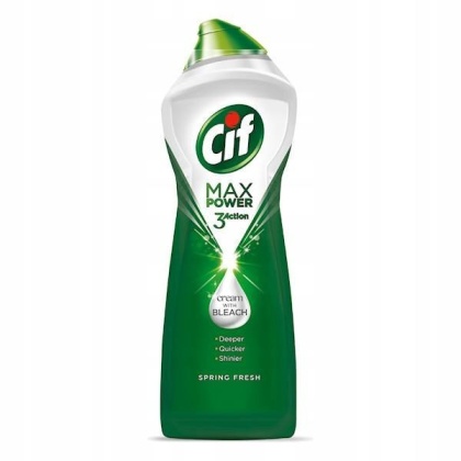 Cif MLECZKO 1001g Zielone Spring FRESH z Wybielacz
