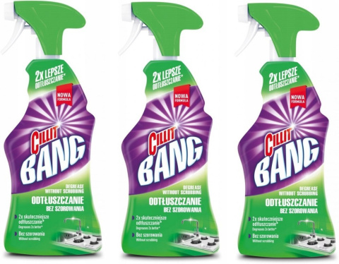 Cillit Bang spray zero tłuszczu do czyszczenia kuchni 750ml