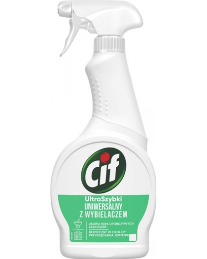 Cif UltraSzybki spray 500ml uniwersalny z wybielaczem
