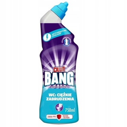 Cillit Bang ciężkie zabrudzenia żel do WC 750ml