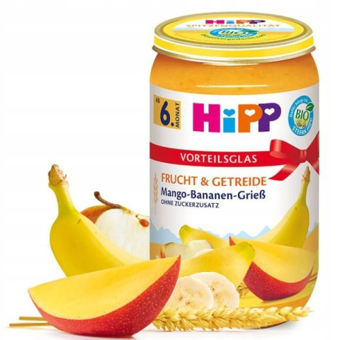 Deserek mango banan kaszka Hipp 250 g Deserek mango banan kaszka Hipp 250 g