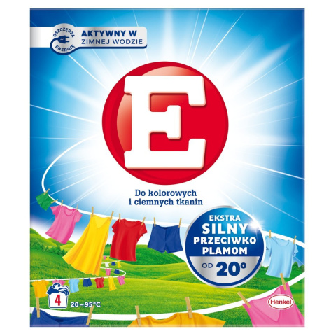 E, Proszek do kolorowych i ciemnych tkanin, 240g E, Proszek do kolorowych i ciemnych tkanin, 240g