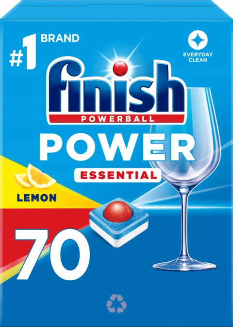 Finish Power Essential tabletki do zmywareki 70szt Lemon Finish Power Essential tabletki do zmywareki 70szt Lemon