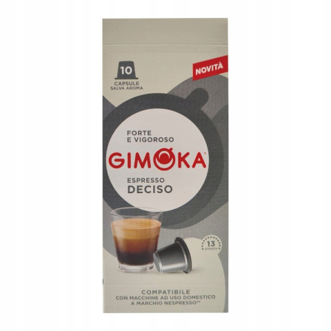 GIMOKA DECISO kaps. Nespresso 10szt. GIMOKA DECISO kaps. Nespresso 10szt.