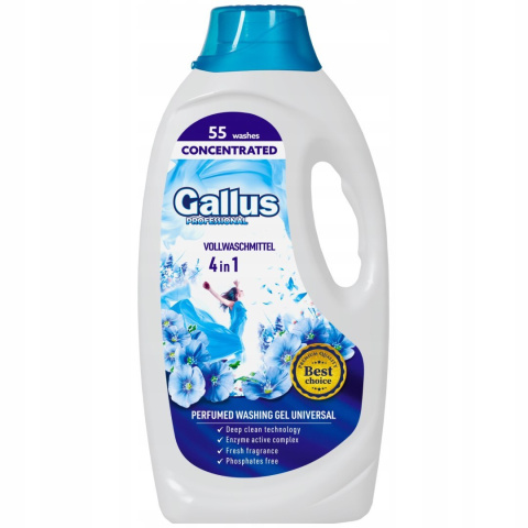 Gallus Professional Żel do Prania 4w1 Uniwersalny 1,98l Gallus Professional Żel do Prania 4w1 Uniwersalny 1,98l