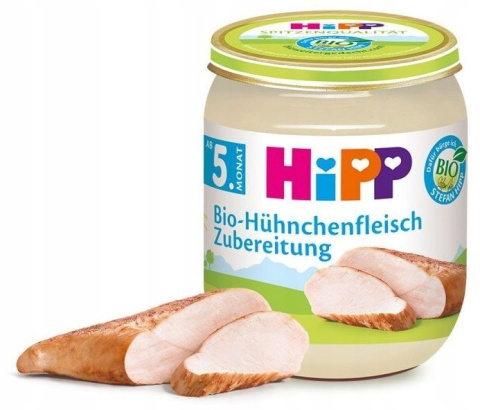 HIPP BIO KURCZAK Z OLEJEM RZEPAKOWYM 125g HIPP BIO KURCZAK Z OLEJEM RZEPAKOWYM 125g
