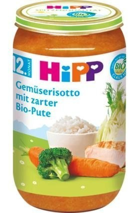 HIPP BIO WARZYWNE RISOTTO Z INDYKIEM 12m 250g HIPP BIO WARZYWNE RISOTTO Z INDYKIEM 12m 250g