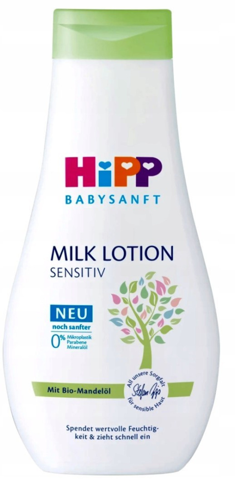 HIPP MILK LOTION mleczko balsam do ciała dla dzieci 350ml Z NIEMIEC HIPP MILK LOTION mleczko balsam do ciała dla dzieci 350ml Z NIEMIEC
