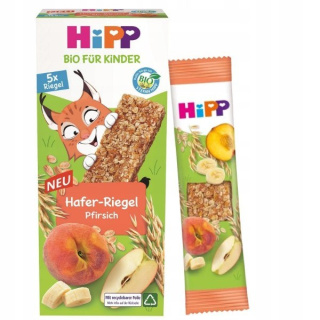 Hipp Bio Batonik Owsiany Brzoskwinia Jabłko Banany 5x20g z Niemiec